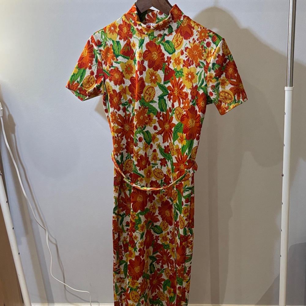 Zara Multicolor Patterned Top